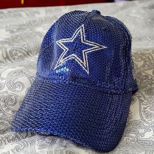 Dallas Cowboys Blue Sequin Hat